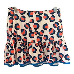 🎾40 Lime Cheetah Print Tennis Skirt - M